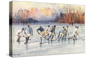 Outdoor Ice Hockey-null-Stretched Canvas