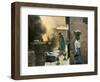 Outdoor Kitchen in a Jamaica Town, 1890s-null-Framed Giclee Print