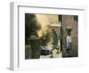 Outdoor Kitchen in a Jamaica Town, 1890s-null-Framed Giclee Print