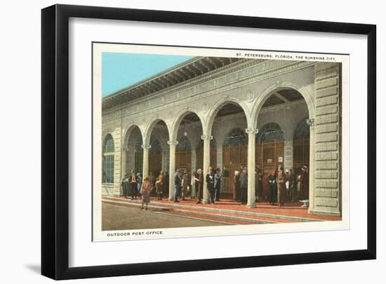 Outdoor Post Office, St. Petersburg, Florida-null-Framed Art Print