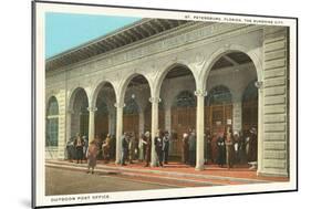 Outdoor Post Office, St. Petersburg, Florida-null-Mounted Art Print