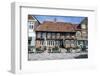 Outdoor Restaurant in Ribe, Denmark's Oldest Surviving City, Jutland, Denmark, Scandinavia, Europe-Michael Runkel-Framed Photographic Print