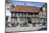 Outdoor Restaurant in Ribe, Denmark's Oldest Surviving City, Jutland, Denmark, Scandinavia, Europe-Michael Runkel-Mounted Photographic Print