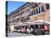Outdoor Restaurant, Piazza Navona, Rome, Lazio, Italy, Europe-Adina Tovy-Stretched Canvas