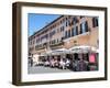 Outdoor Restaurant, Piazza Navona, Rome, Lazio, Italy, Europe-Adina Tovy-Framed Photographic Print