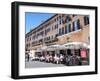 Outdoor Restaurant, Piazza Navona, Rome, Lazio, Italy, Europe-Adina Tovy-Framed Photographic Print