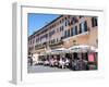 Outdoor Restaurant, Piazza Navona, Rome, Lazio, Italy, Europe-Adina Tovy-Framed Photographic Print