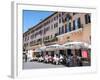 Outdoor Restaurant, Piazza Navona, Rome, Lazio, Italy, Europe-Adina Tovy-Framed Photographic Print