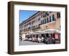 Outdoor Restaurant, Piazza Navona, Rome, Lazio, Italy, Europe-Adina Tovy-Framed Photographic Print