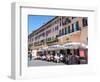 Outdoor Restaurant, Piazza Navona, Rome, Lazio, Italy, Europe-Adina Tovy-Framed Photographic Print