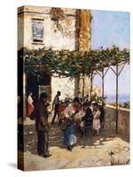 Outdoor Restaurant-Vincenzo Migliaro-Stretched Canvas