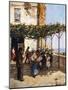 Outdoor Restaurant-Vincenzo Migliaro-Mounted Giclee Print