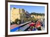 Outdoor Restaurants Set Up in Cours Saleya-Amanda Hall-Framed Photographic Print