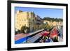 Outdoor Restaurants Set Up in Cours Saleya-Amanda Hall-Framed Photographic Print