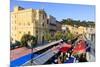 Outdoor Restaurants Set Up in Cours Saleya-Amanda Hall-Mounted Photographic Print