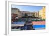 Outdoor Restaurants Set Up in Cours Saleya-Amanda Hall-Framed Photographic Print