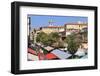 Outdoor Restaurants Set Up in Cours Saleya-Amanda Hall-Framed Photographic Print