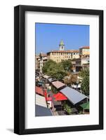 Outdoor Restaurants Set Up in Cours Saleya-Amanda Hall-Framed Photographic Print