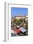 Outdoor Restaurants Set Up in Cours Saleya-Amanda Hall-Framed Photographic Print