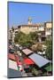 Outdoor Restaurants Set Up in Cours Saleya-Amanda Hall-Mounted Photographic Print