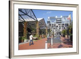 Outdoor Shopping Mall in Britomart Precinct, Auckland, North Island, New Zealand, Pacific-Ian-Framed Photographic Print