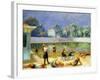 Outdoor Swimming Pool-William James Glackens-Framed Giclee Print