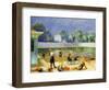 Outdoor Swimming Pool-William James Glackens-Framed Giclee Print