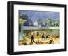 Outdoor Swimming Pool-William James Glackens-Framed Giclee Print