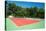 Outdoor Tennis Court with Nobody-Ivonnewierink-Stretched Canvas