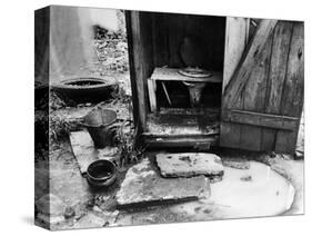 Outdoor Toilet, 1935-Carl Mydans-Stretched Canvas