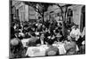 Outdoor Trattoria in Rome, c.1927-Armando Bruni-Mounted Giclee Print