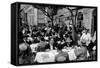 Outdoor Trattoria in Rome, c.1927-Armando Bruni-Framed Stretched Canvas