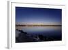 Outer Alster, Schwanenwik, Evening, Skyline, Panorama, Hanseatic City Hamburg, Germany-Axel Schmies-Framed Photographic Print