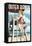 Outer Banks, North Carolina - Lifeguard Pinup Girl-Lantern Press-Framed Stretched Canvas