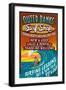 Outer Banks, North Carolina - Surf Shop-Lantern Press-Framed Art Print