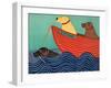 Outer Banks-Stephen Huneck-Framed Giclee Print