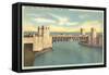 Outer Drive Bridge, Chicago, Illinois-null-Framed Stretched Canvas