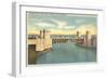 Outer Drive Bridge, Chicago, Illinois-null-Framed Art Print