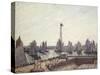 Outer Harbour and Cranes, Le Havre-Camille Pissarro-Stretched Canvas