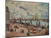 'Outer Harbour of Le Havre', 1903-Camille Pissarro-Mounted Giclee Print