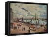 'Outer Harbour of Le Havre', 1903-Camille Pissarro-Framed Stretched Canvas