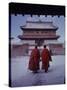Outer Mongolia, Hidden Land Where Russia and China Square Off, Mongolian Buddhist Monastary-Howard Sochurek-Stretched Canvas