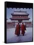 Outer Mongolia, Hidden Land Where Russia and China Square Off, Mongolian Buddhist Monastary-Howard Sochurek-Framed Stretched Canvas