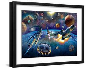 Outer Space-Adrian Chesterman-Framed Art Print