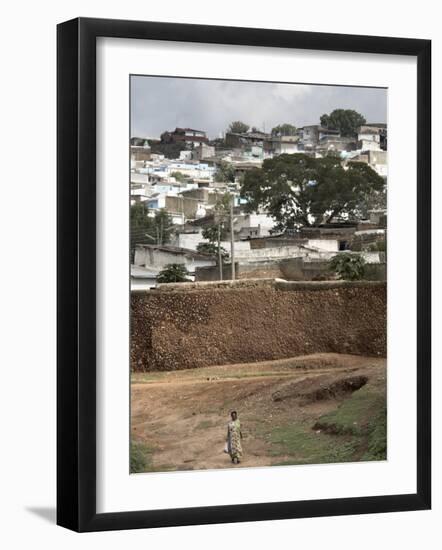 Outer Wall of the Ancient City of Harar, Ethiopia, Africa-Mcconnell Andrew-Framed Photographic Print