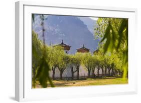 Outer Walls of the Tsechu of Paro, Bhutan-Michael Runkel-Framed Photographic Print