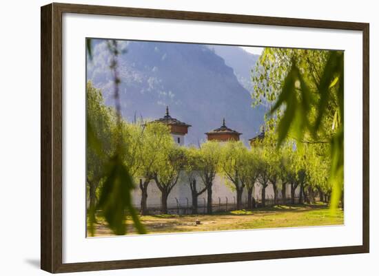 Outer Walls of the Tsechu of Paro, Bhutan-Michael Runkel-Framed Photographic Print