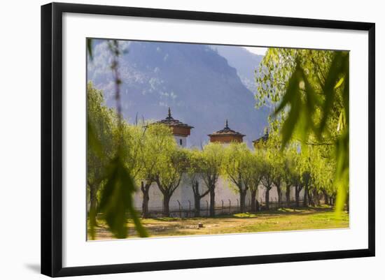 Outer Walls of the Tsechu of Paro, Bhutan-Michael Runkel-Framed Photographic Print
