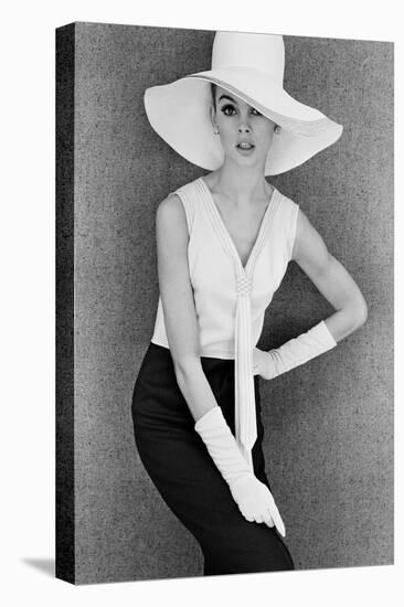 Outfit and White Hat, 1960s-John French-Stretched Canvas