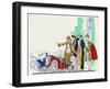 Outfits by Premet, Bernard and Jenny-null-Framed Art Print